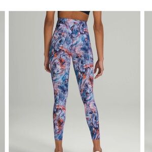 Lululemon Base Pace High-Rise Running Tight 25" Atmospheric Purple Multi 6
